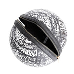 Load image into Gallery viewer, Black and White Graffiti Basketball Bag | | 8.5 Inches
