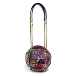 Load image into Gallery viewer, Purple and Black Graffiti Basketball Bag | | 8.5 Inches
