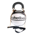 Load image into Gallery viewer, White Basketball Handbag | 7.5 Inches
