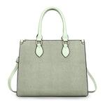 Load image into Gallery viewer, Purse Green Pebble Grain Satchel Handbag for Women
