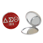 Load image into Gallery viewer, DST Sorority Red Bling Mirror Compact
