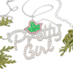 Load image into Gallery viewer, AKA Pretty Girl Clear Pendant Necklace Women
